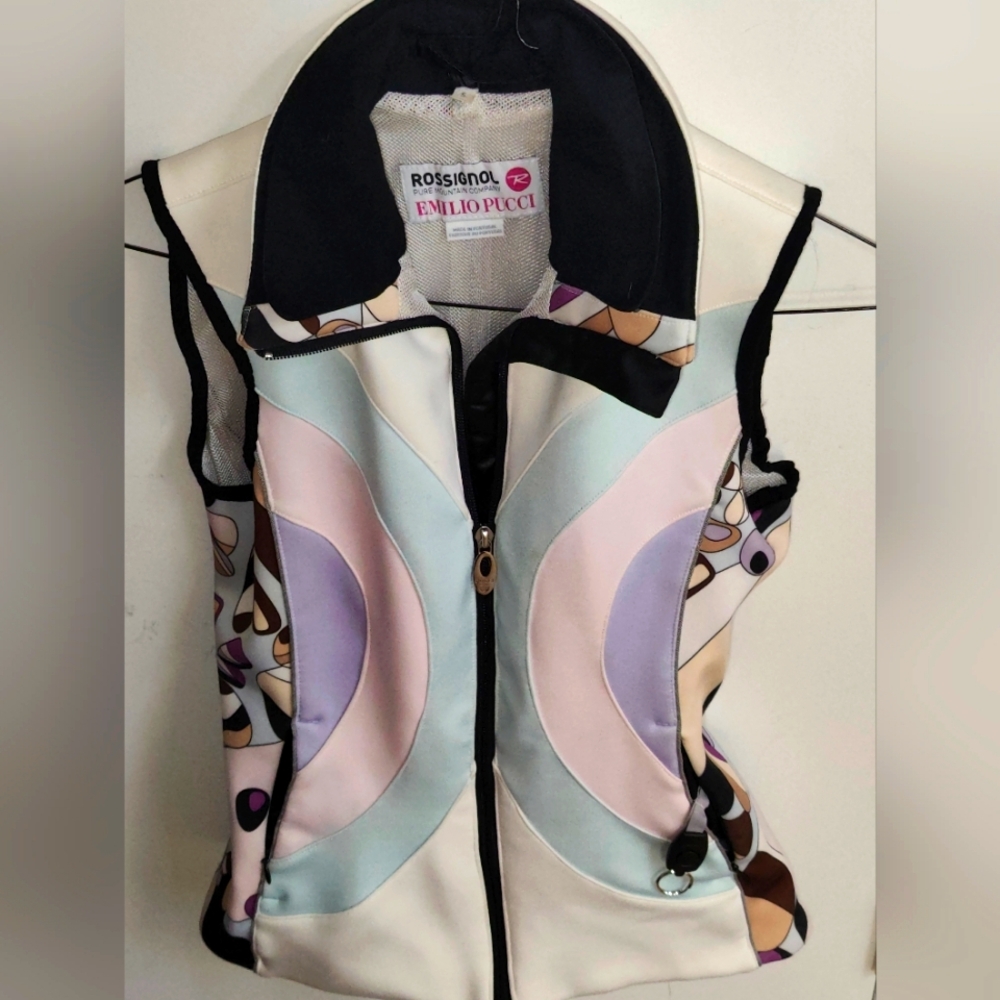 Emilio Pucci for Rossignol thick ski vest size small